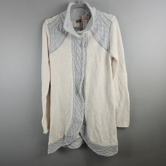 Prana Winter Angelica Duster Long Button Cardigan Sweater Size M - Picture 1 of 9